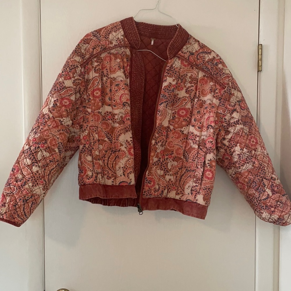 Free People Reversible Quilted Jacket